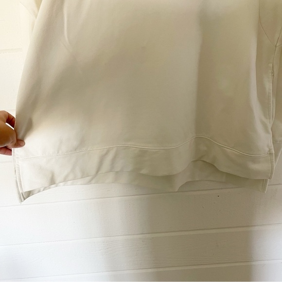 All in Motion Women’s Off-White Funnel Neck Thumb Holes Sweatshirt Size XXL - Picture 9 of 13